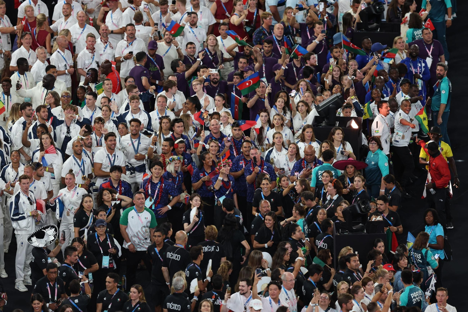 Las fotos de la ceremonia de clausura de los Juegos Olímpicos París 2024