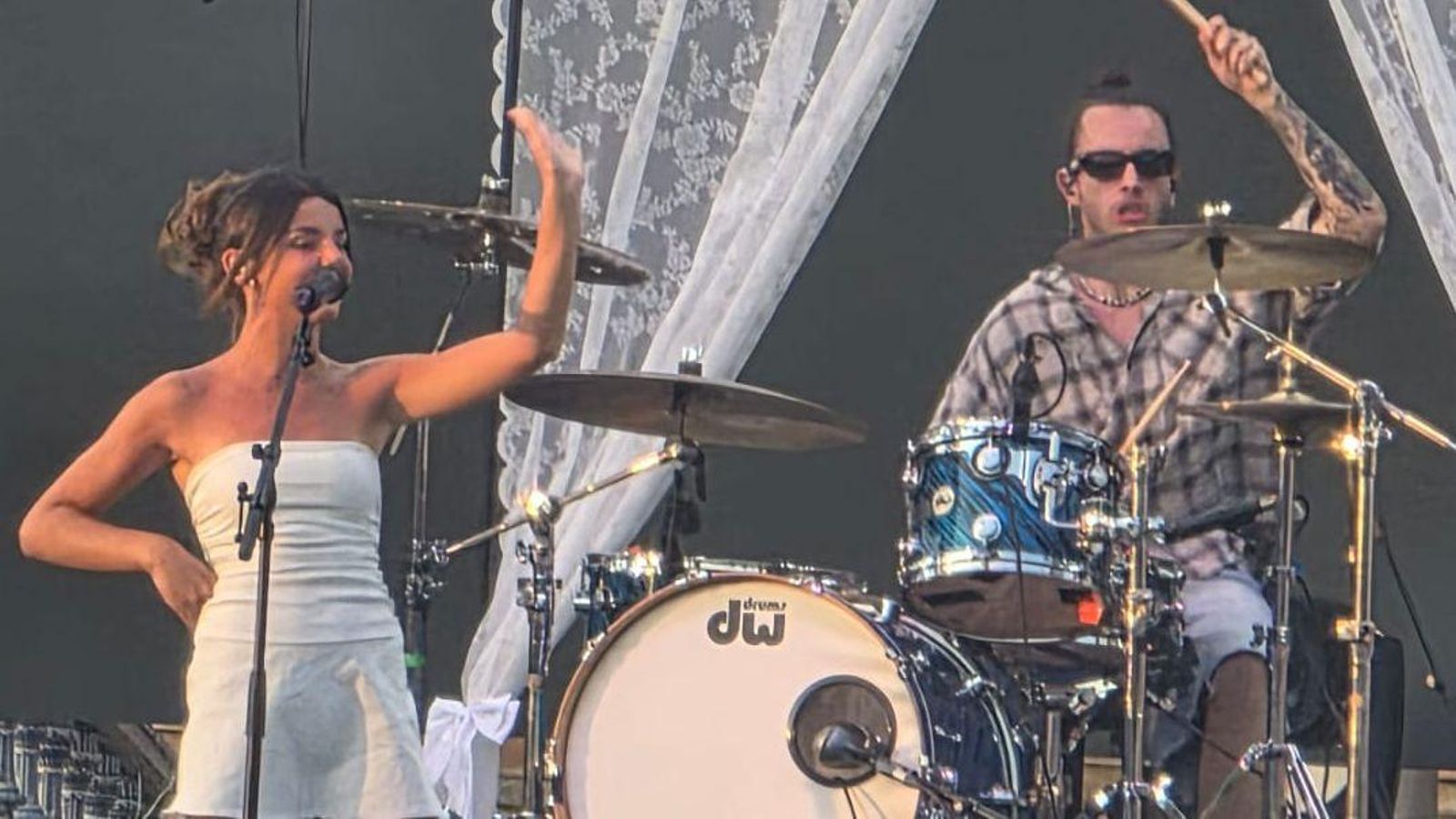 La joven artista Mafalda Cardenal.