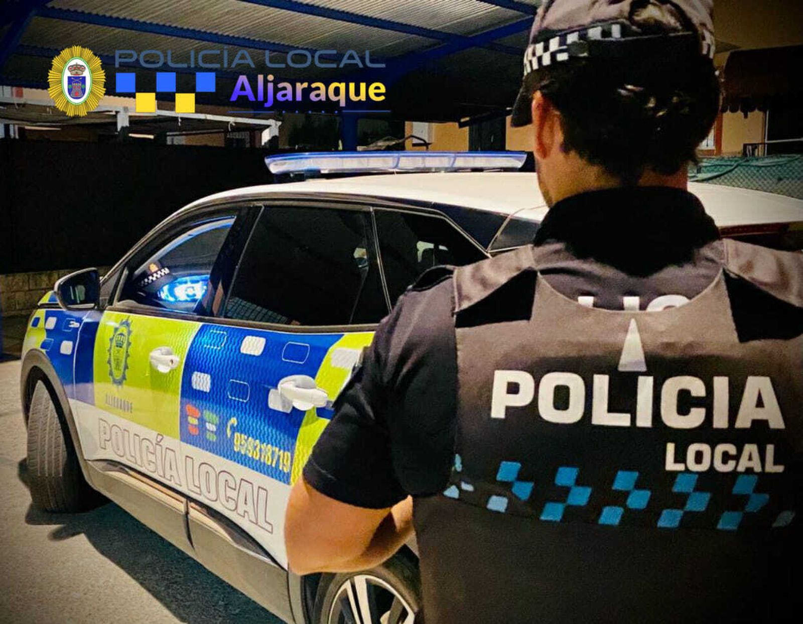 Un agente de la Policía Local de Aljaraque.