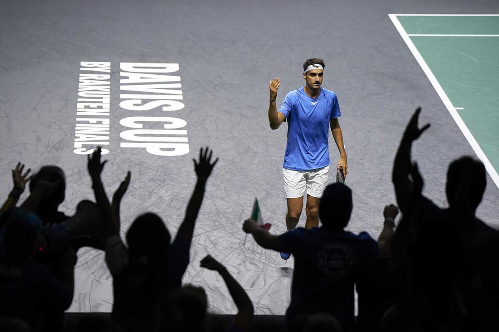 Denis Shapovalov - Lorenzo Sonego, en la Copa Davis de Málaga
