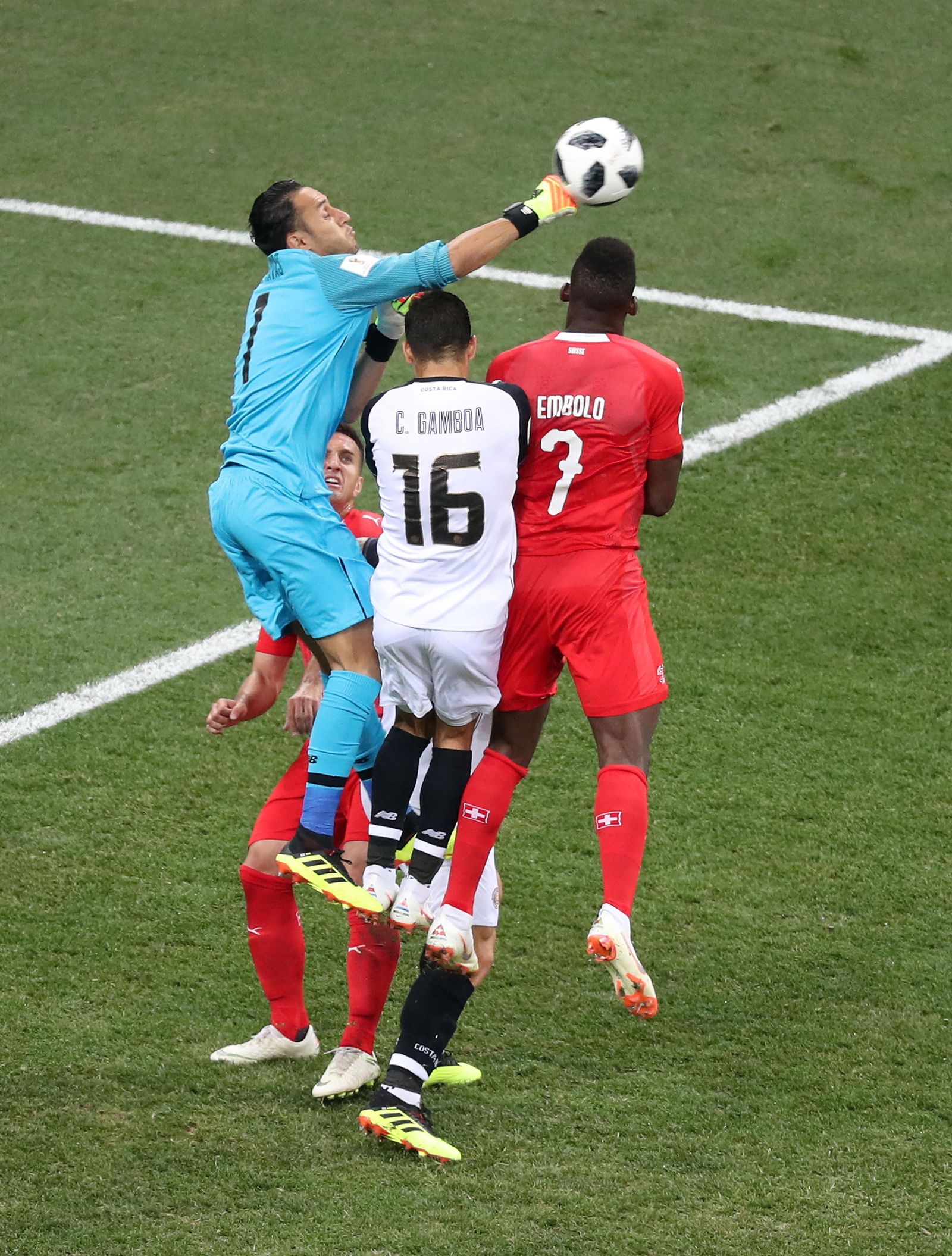 Las imágenes del Suiza-Costa Rica