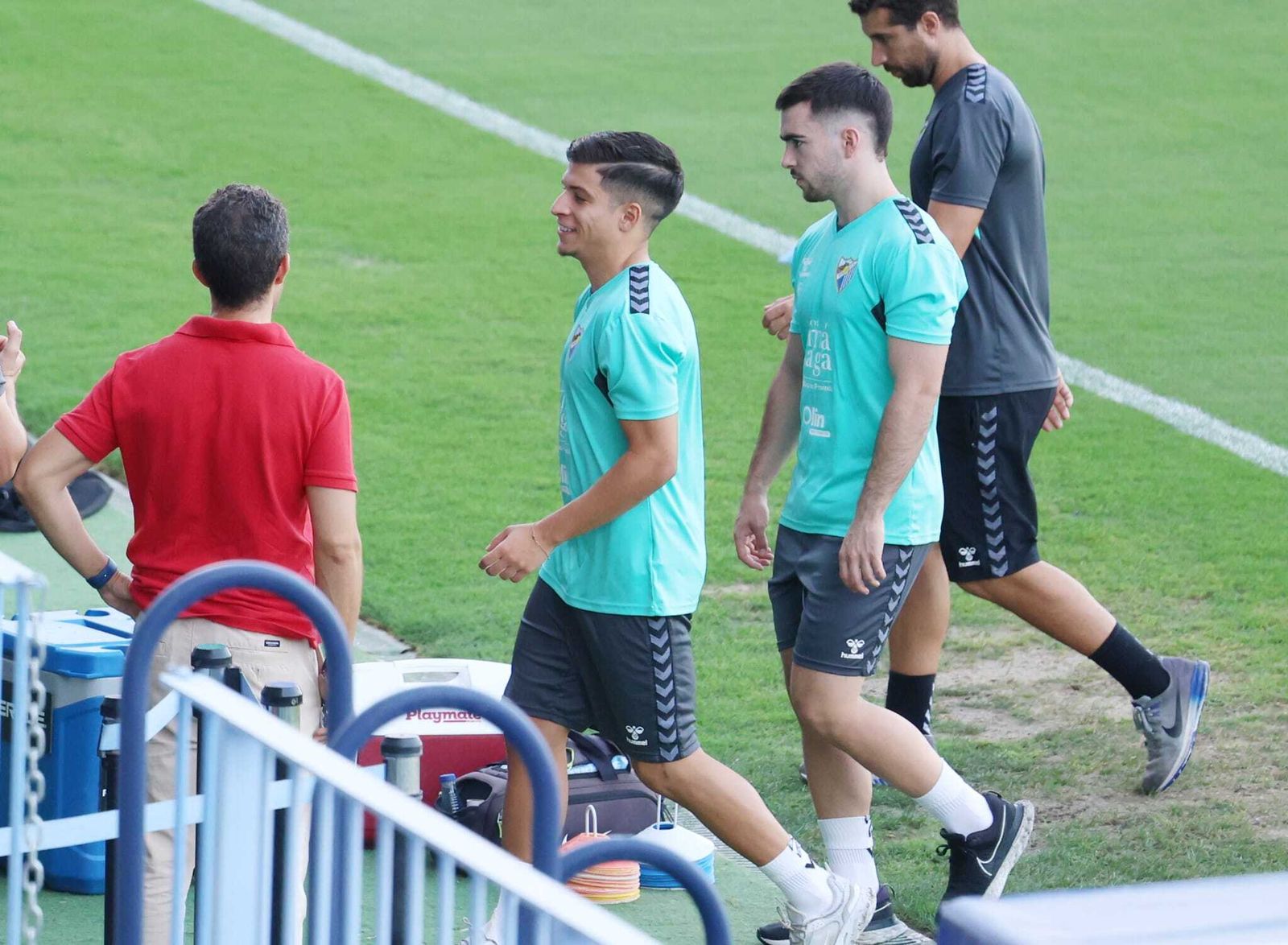 Las fotos del Málaga ultimando su cita con el Recreativo Granada