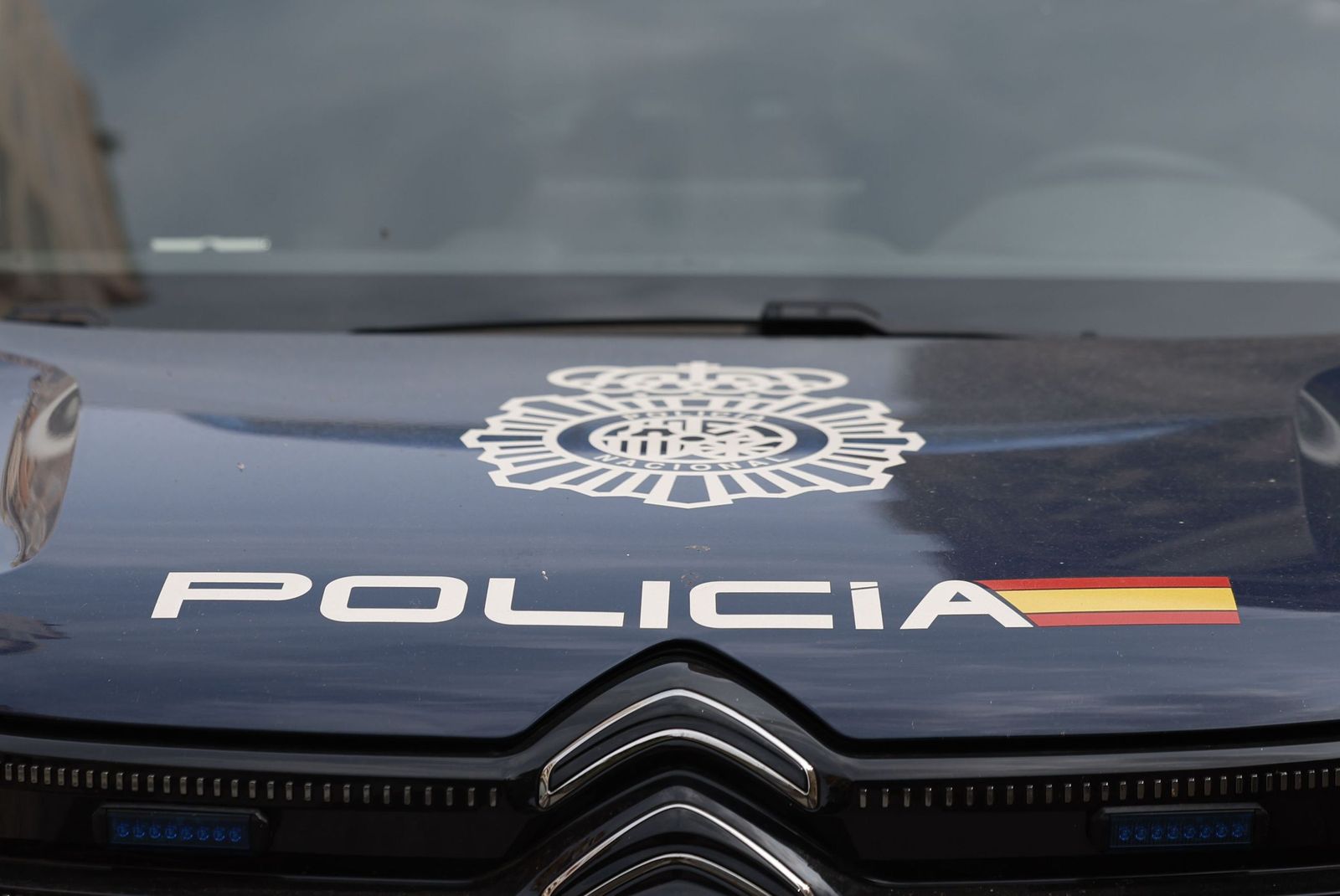 Un vehículo de la Policía Nacional.
