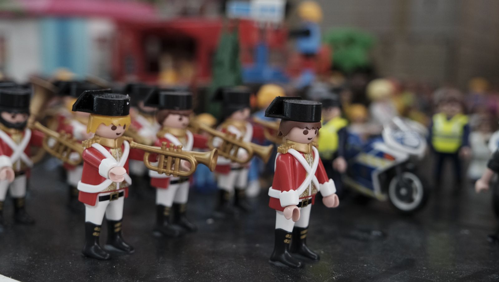 Inauguración de la exposición de playmobil de semana santa de Almería