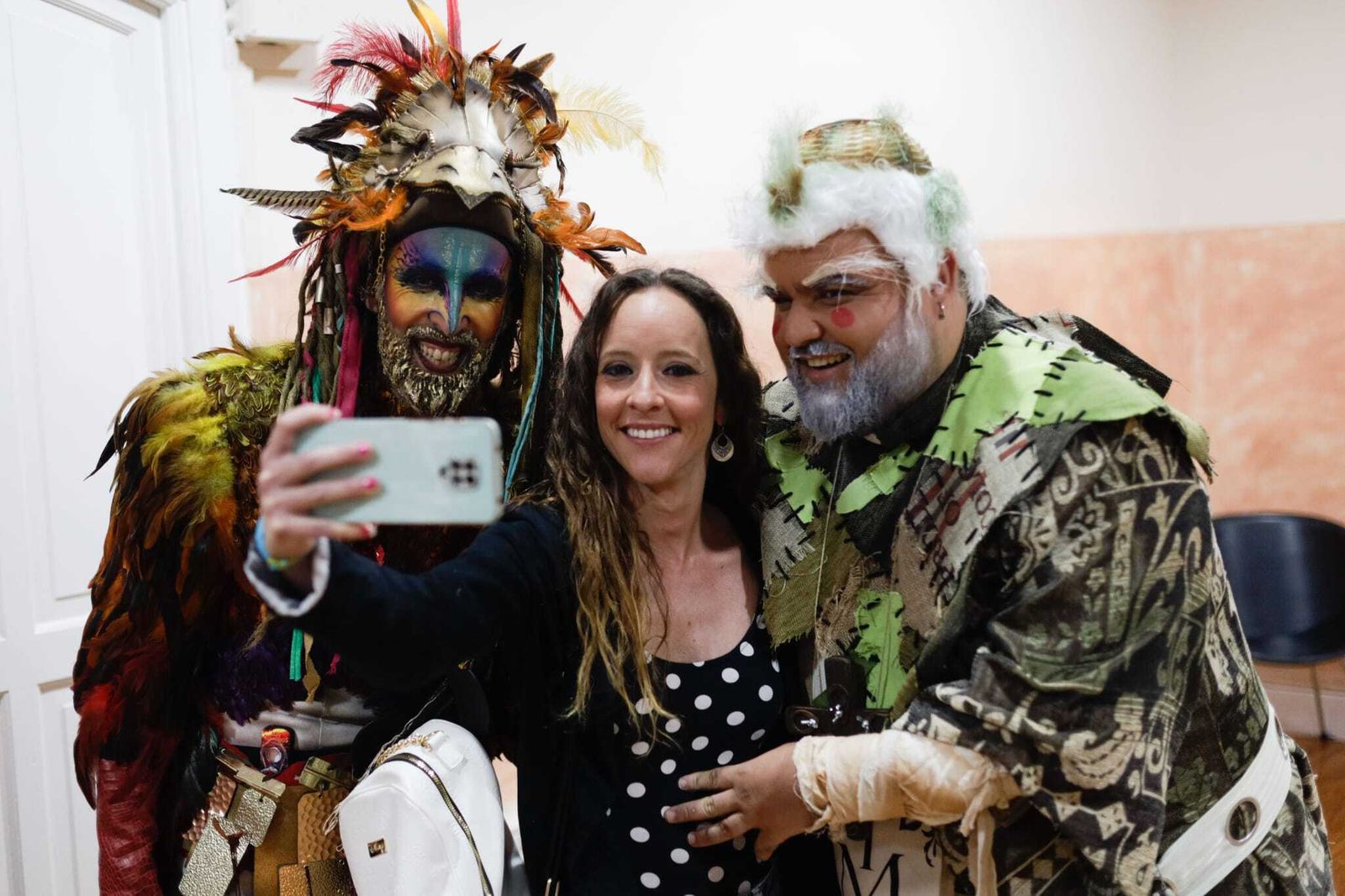 El ambiente en los camerinos del teatro