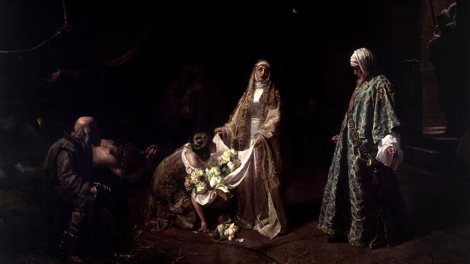 'El Milagro de Santa Casilda' en el Museo de Málaga. 'El Milagro de Santa Casilda' en el Museo de Málaga.