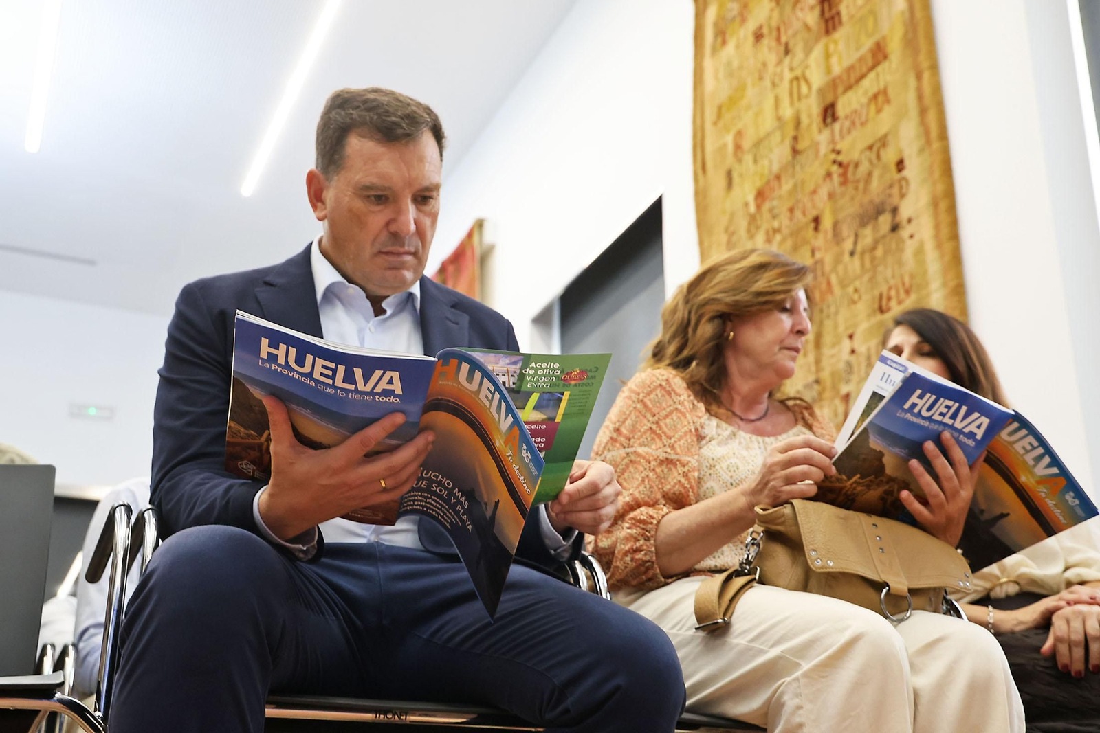 Imágenes de la presentación de la revista de Turismo "Huelva Tu Destino"