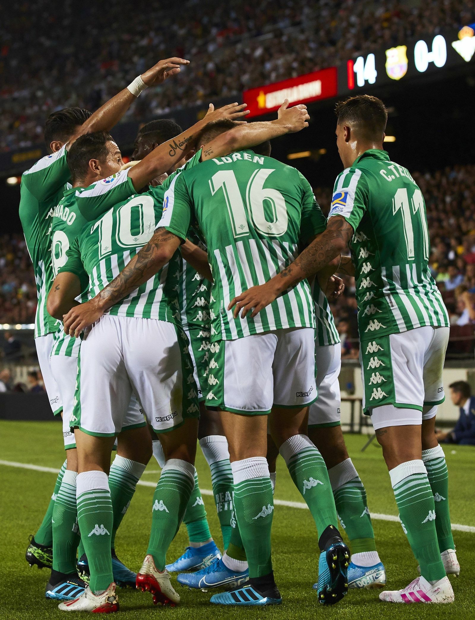 Las imágenes del Barcelona-Betis