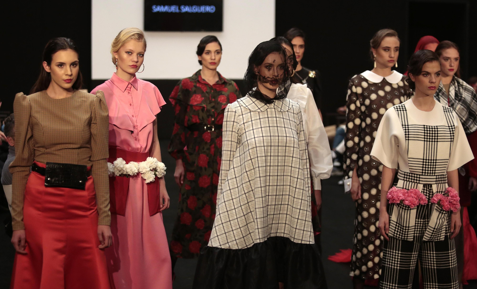 Diseños de la colección 'Corazón Loco', de Samuel Salguero, inspirada en 'Bodas de Sangre', para Andalucía de Moda.