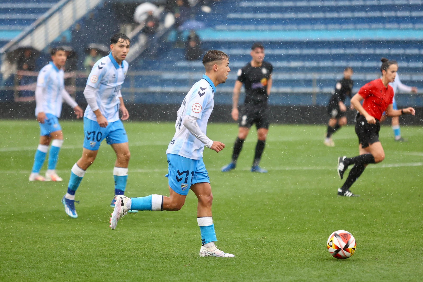 Loren Juarros, presente en el triunfo del Atlético Malagueño ante el Málaga City