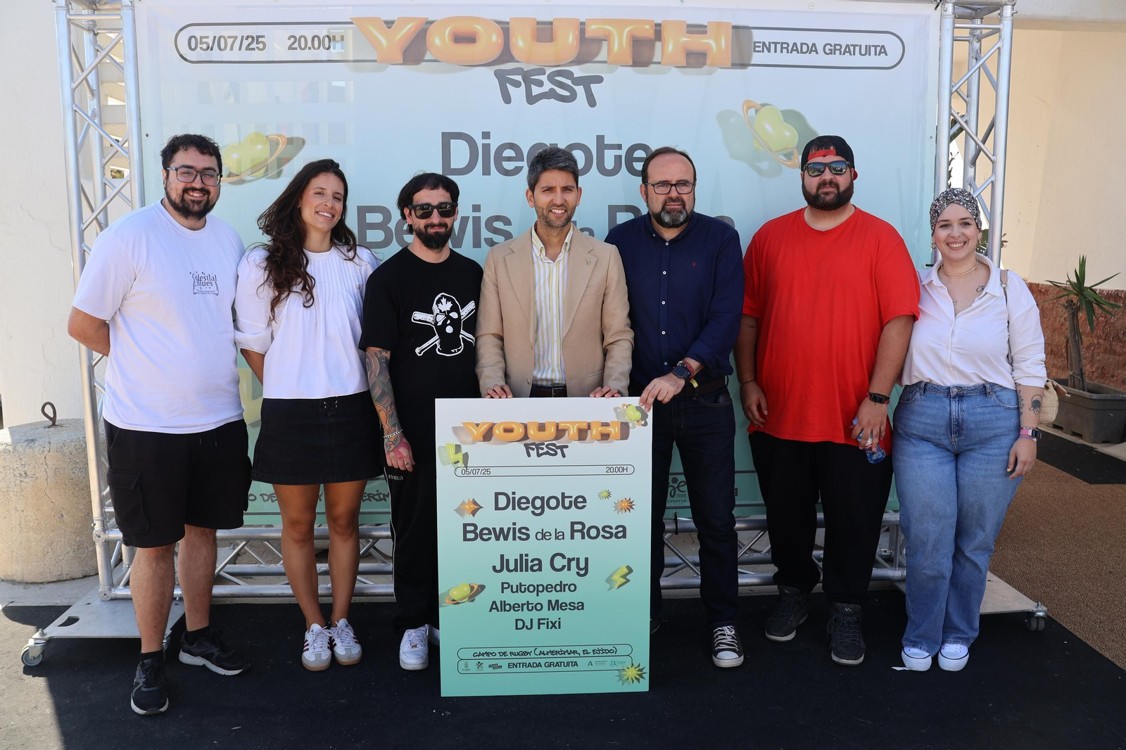 Presentación de la séptima edición del Youth Fest de El Ejido.