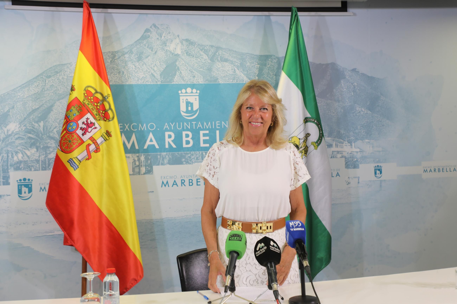 La alcaldesa de Marbella, Ángeles Muñoz.
