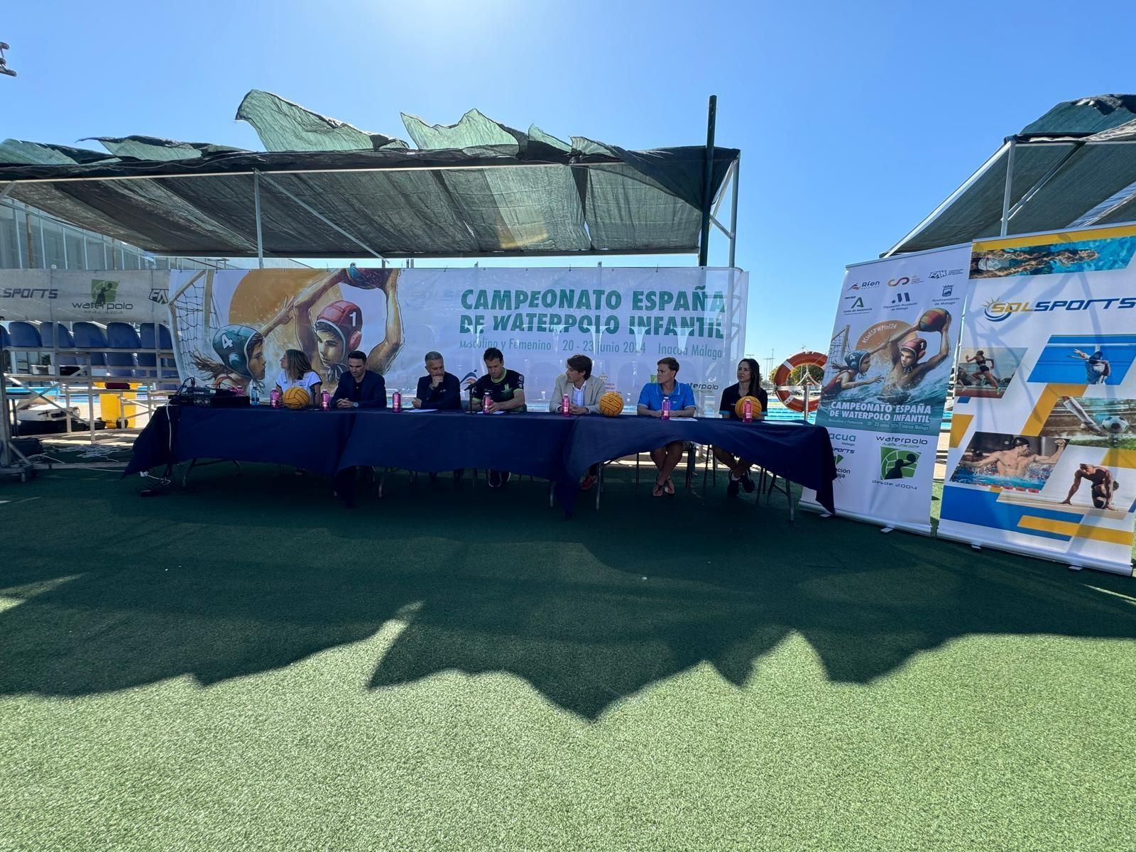La presentación delCampeonato de España Infantil de Waterpolo
