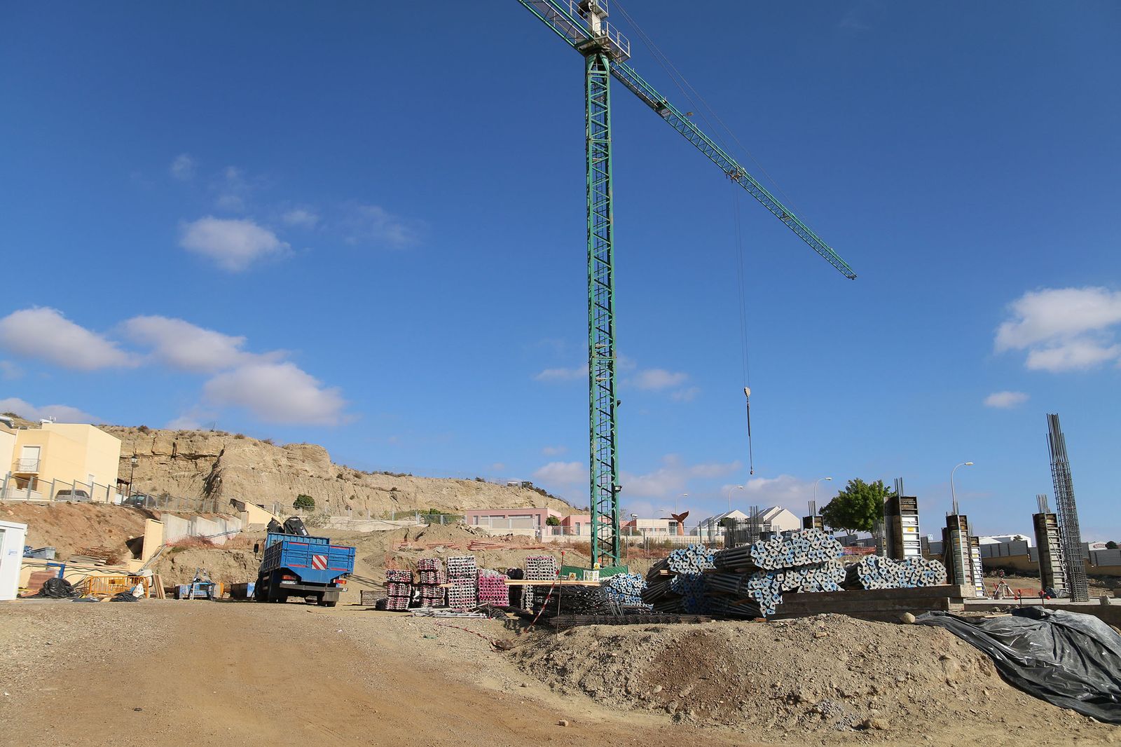 Obras del nuevo colegio de Viator