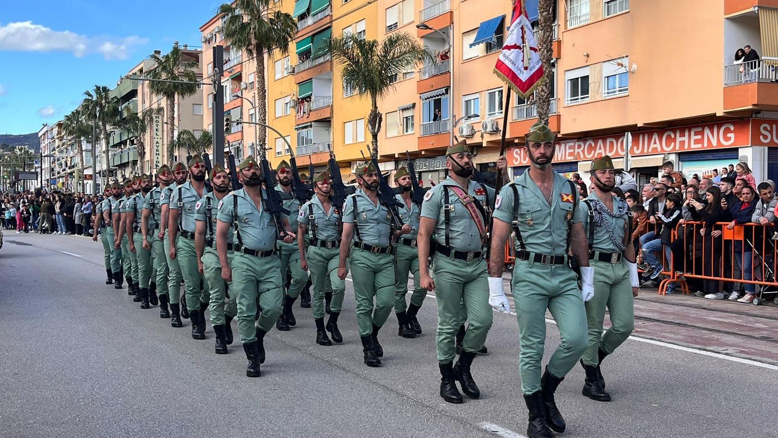 Llegada de la Legión a Vélez-Málaga Llegada de la Legión a Vélez-Málaga