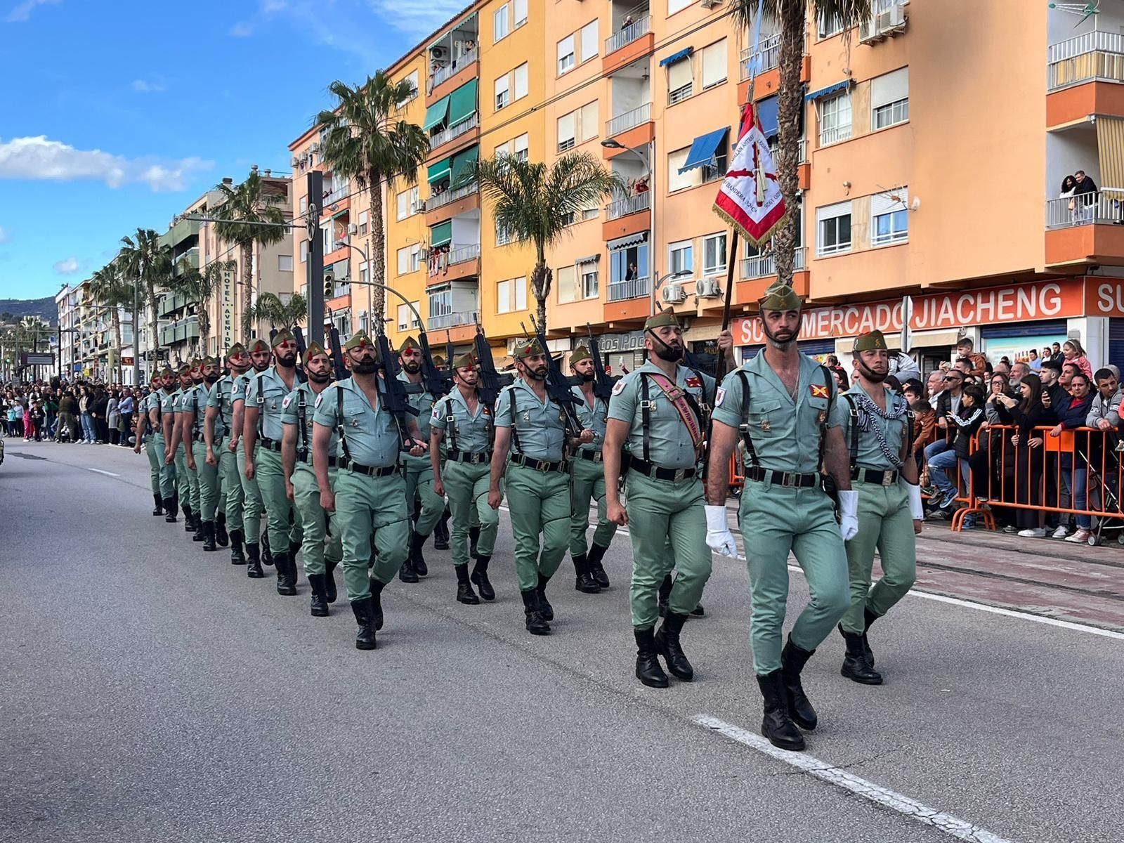 Llegada de la Legión a Vélez-Málaga