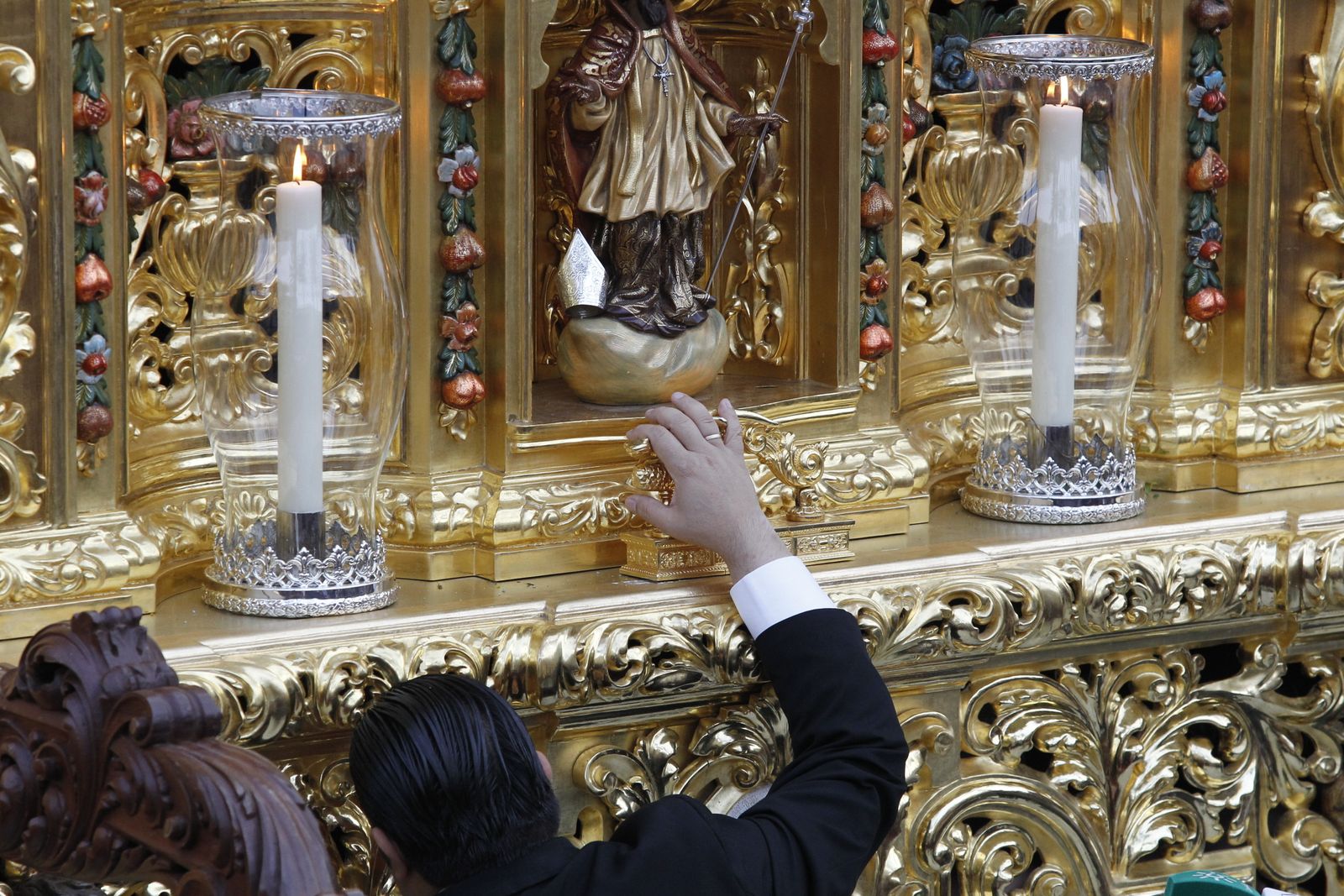 Imágenes de la Procesión de Estudiantes. Semana Santa Almería 2019