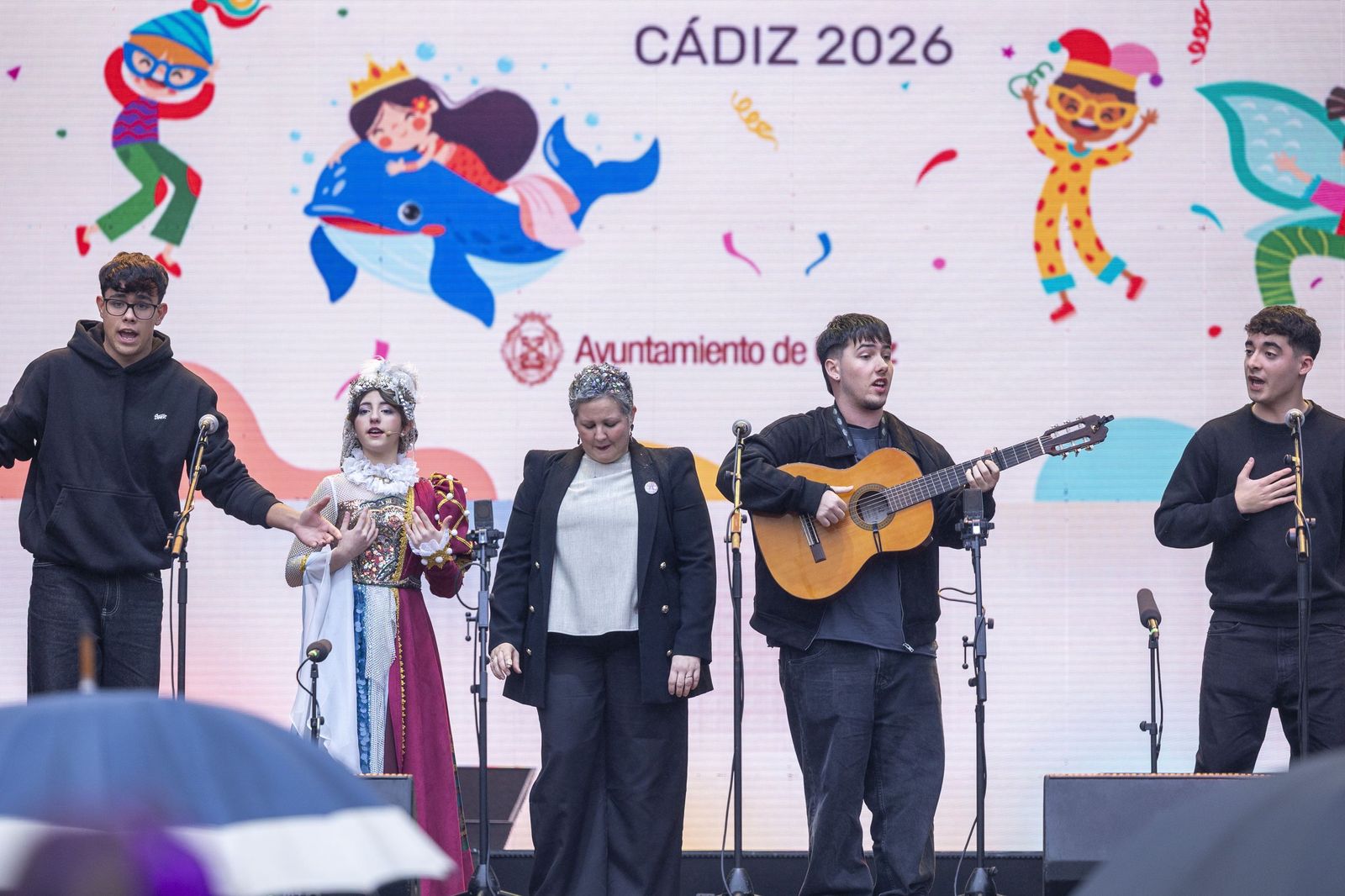 El Carnaval en la calle calienta motores: pregón infantil y concierto en San Antonio