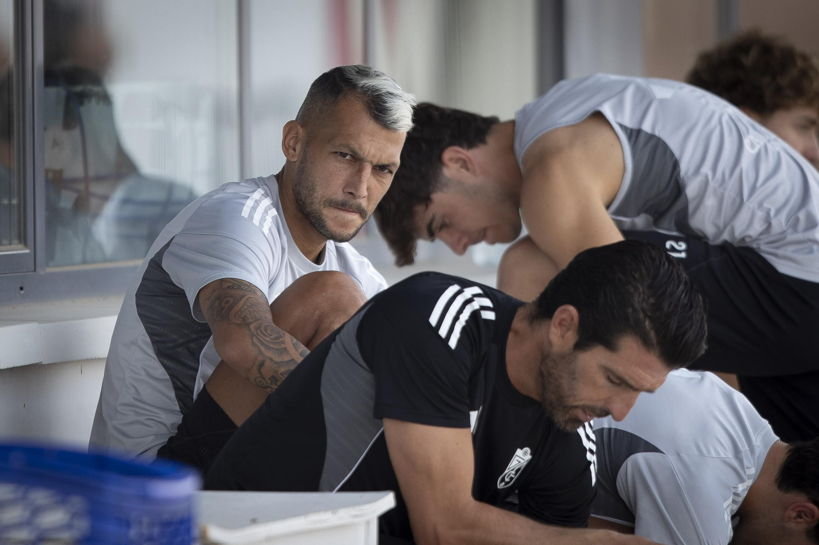 Las imágenes del entrenamiento del Granada CF