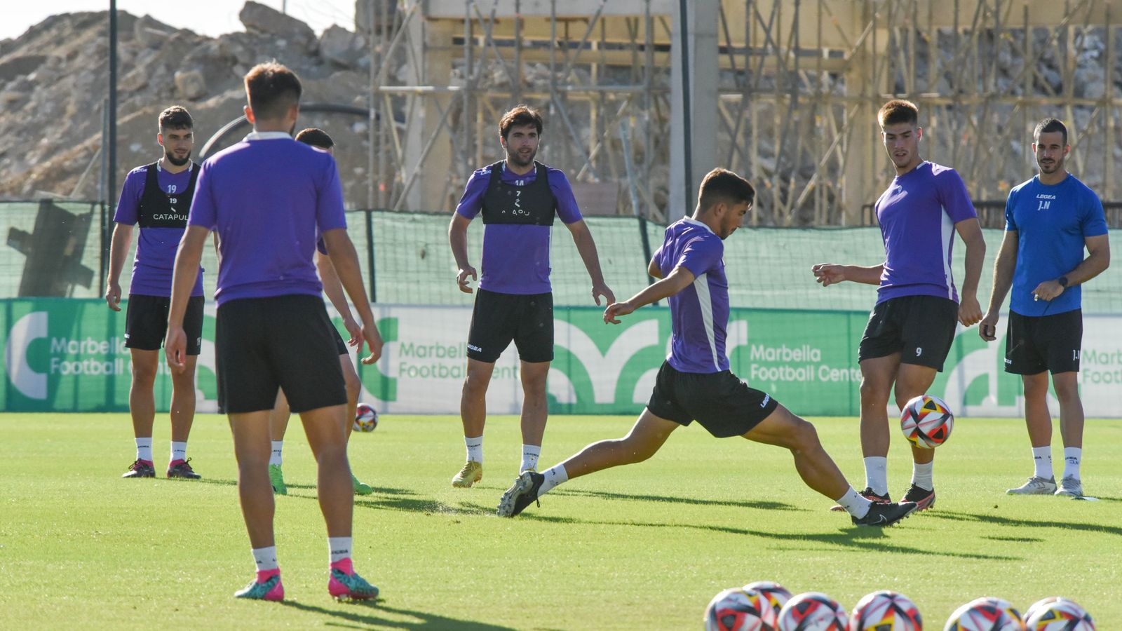 Las fotos del entrenamiento de la Balona previo al partido con el Águilas FC