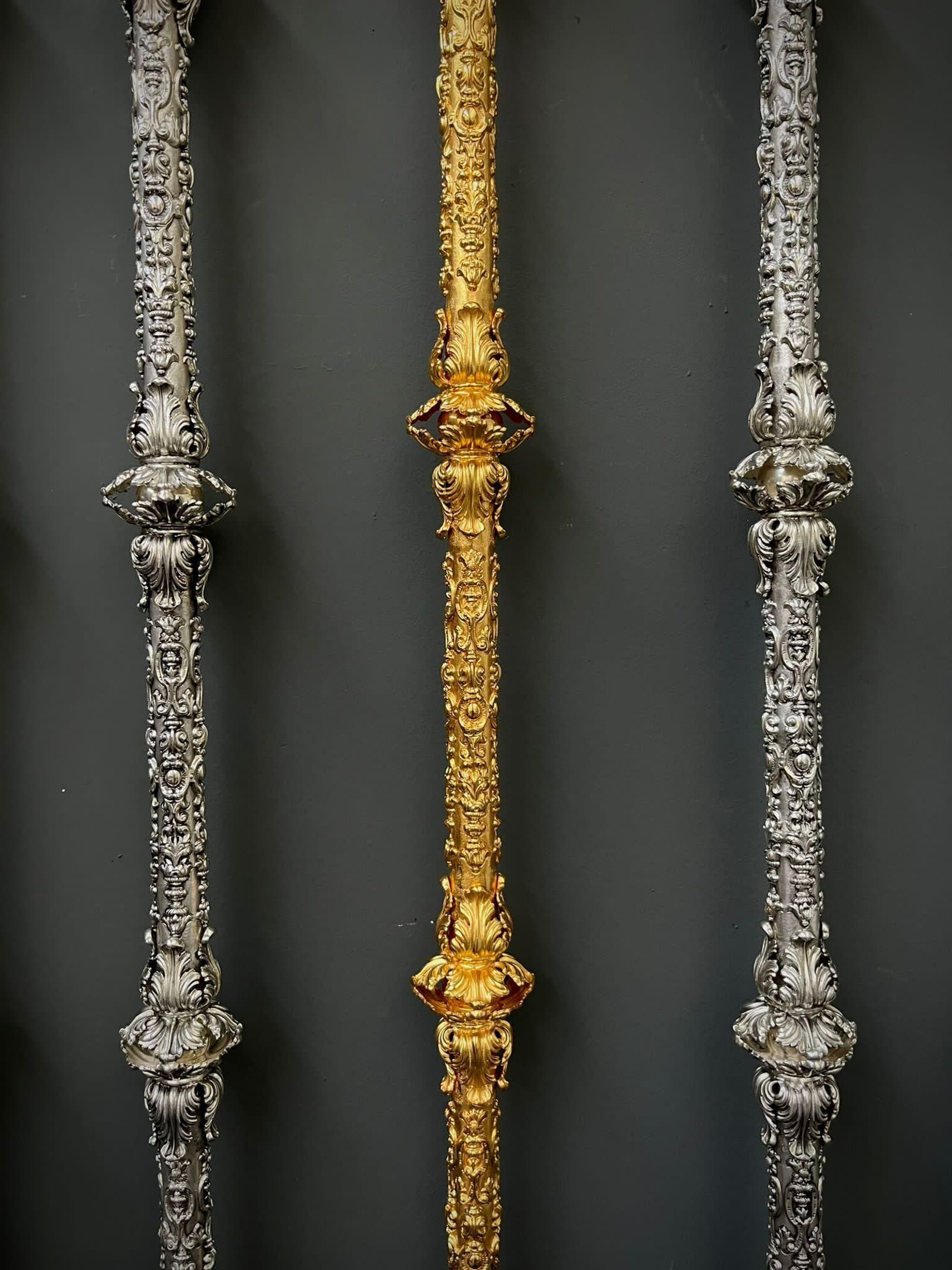 Detalle de las nuevas varas