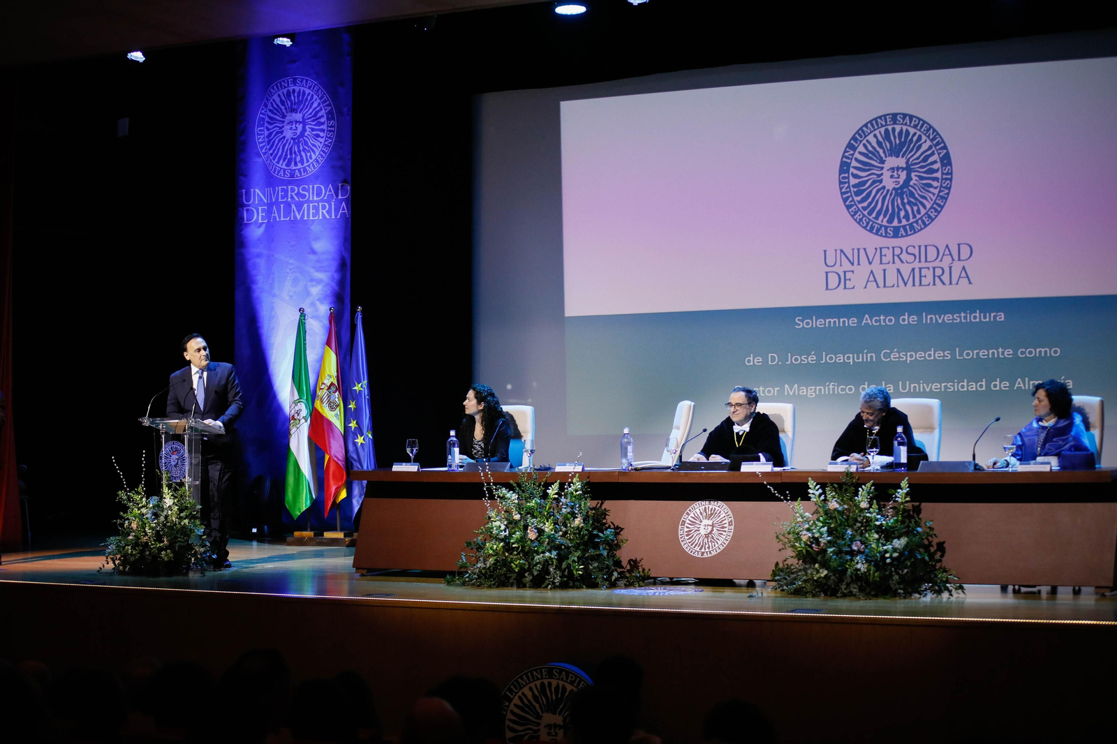 Las imágenes de la Investidura de José Céspedes como rector de la UAL