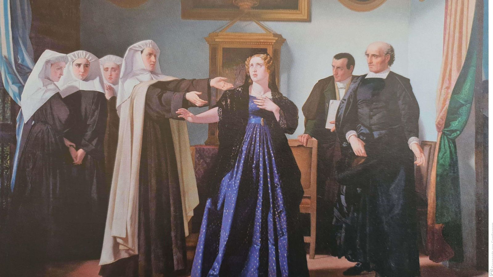 Cuadro de Isidoro Santos sobre Mariana Pineda en Santa María Egipciaca-