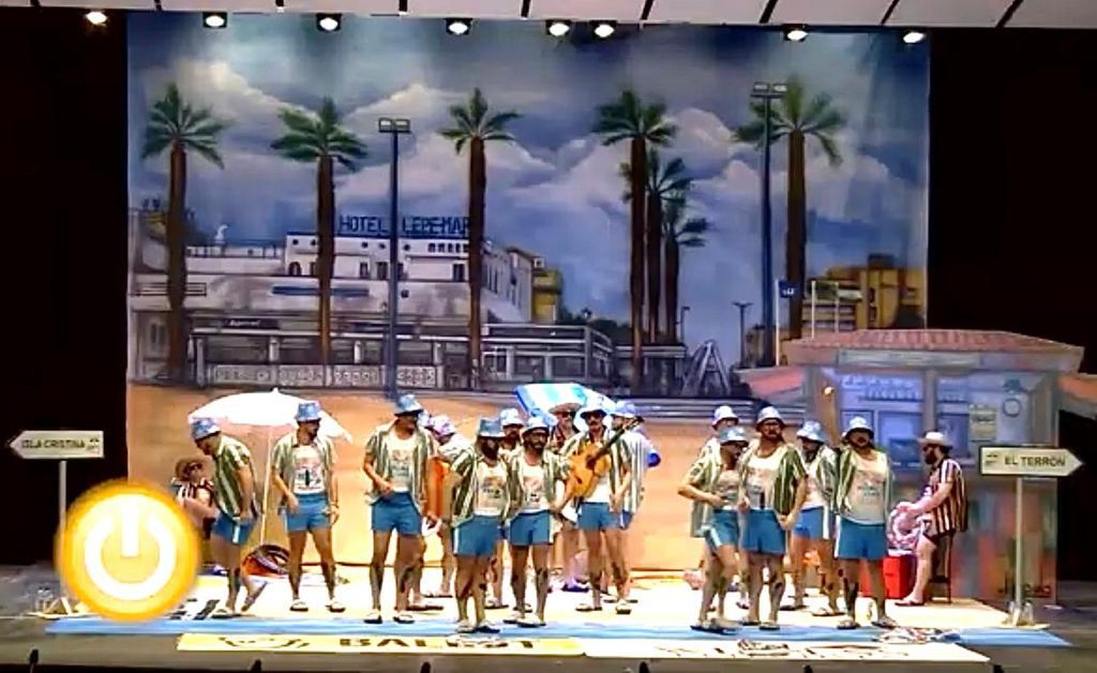 La playa de La Antilla, protagonista en las Murgas del Carnaval de Badajoz