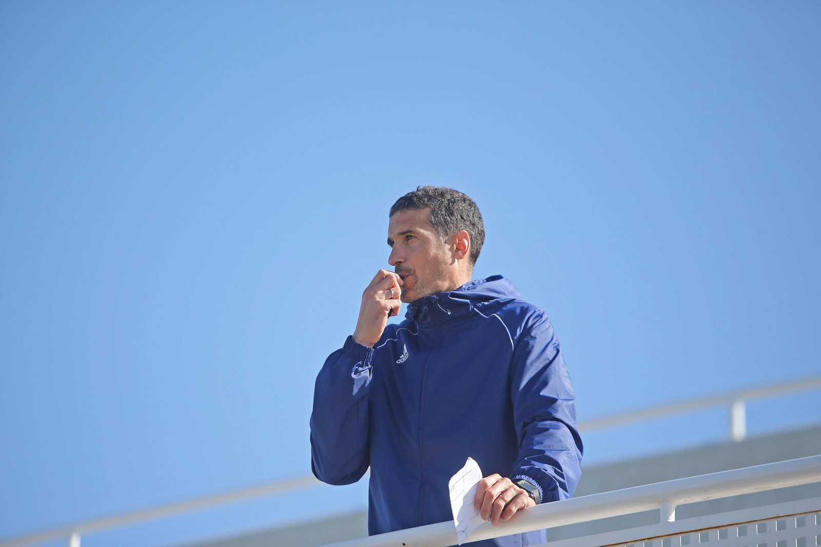 Antonion Calle, en un entrenamiento en La Granja.