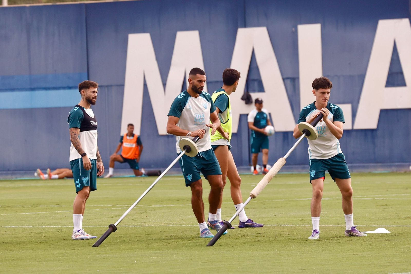 Rafita, del filial, novedad en el entrenamiento ante la baja de Carlos Puga