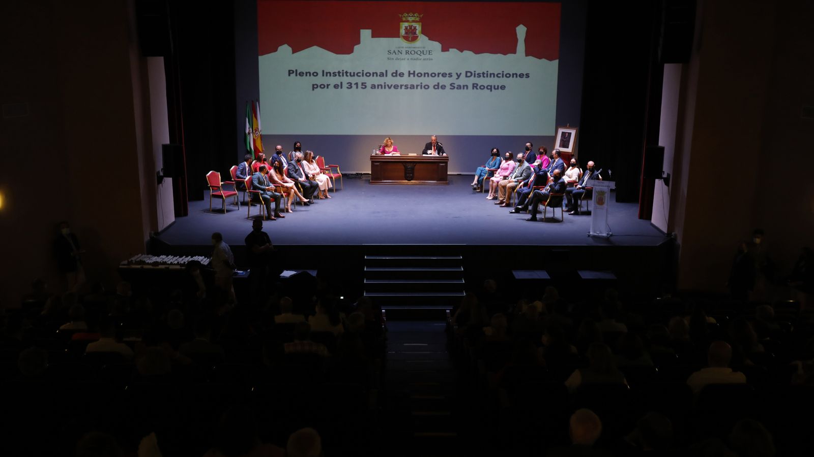 Las fotos del Pleno del 315  Aniversario de la Fundación de San Roque y entrega de los galardones de 2020 y 2021