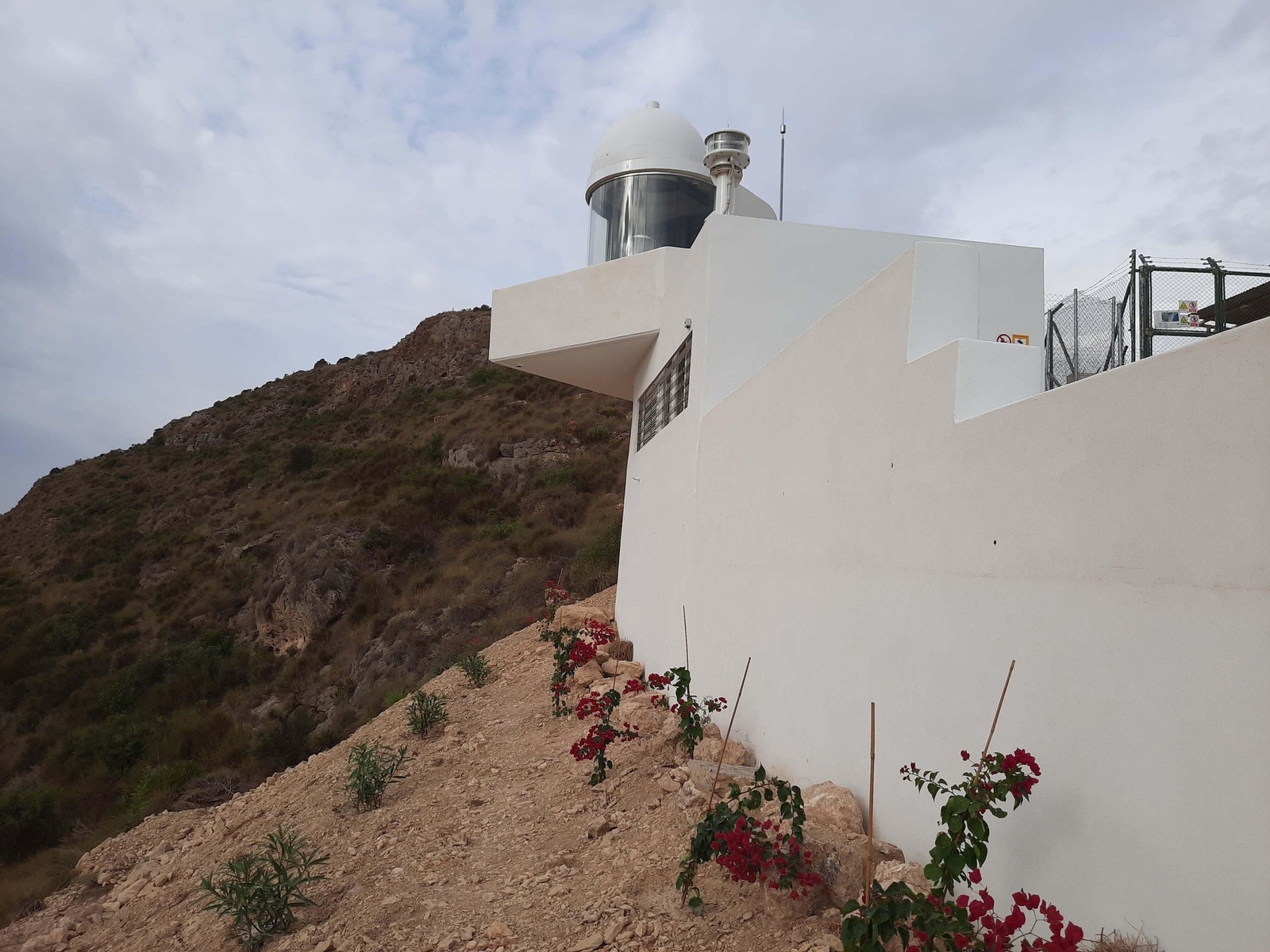Faro de Mojácar ya totalmente habilitado.