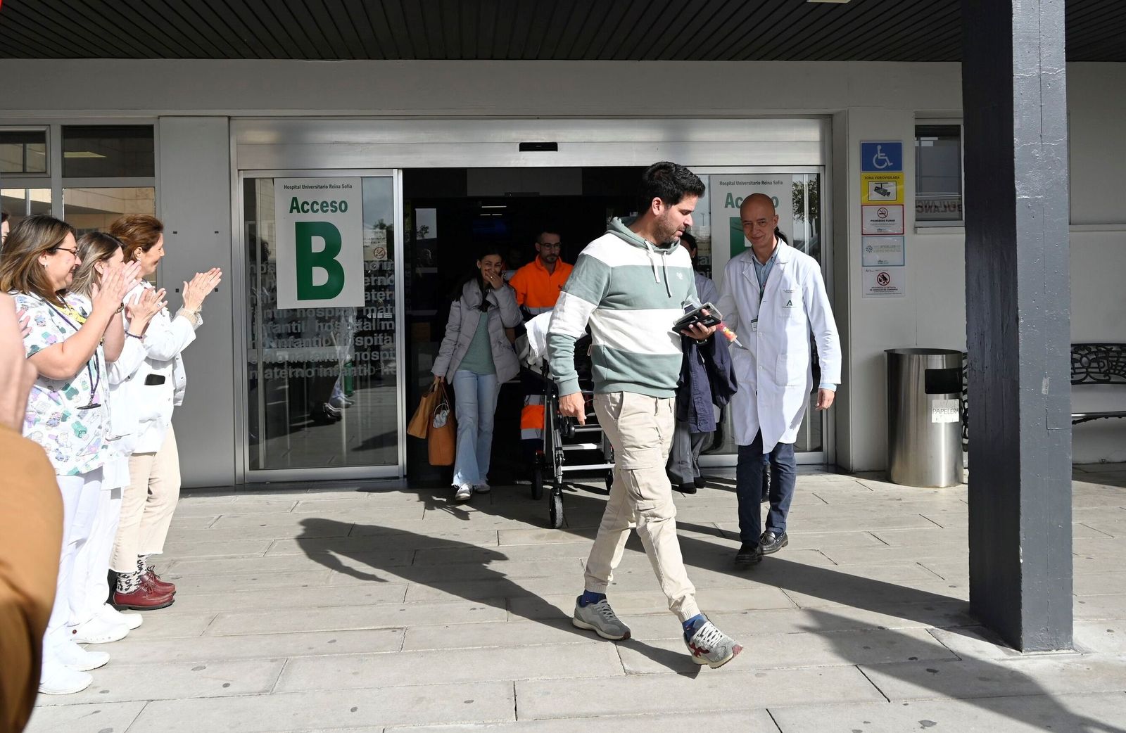 Salida niños heridos accidente Adamuz