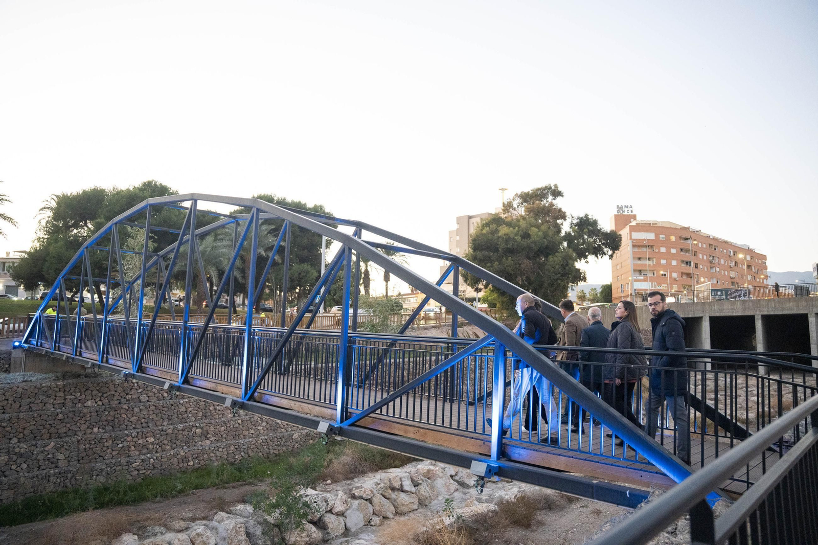 Las imágenes de la inauguración de la primera fase de la adecuación de la Rambla San Antonio de Aguadulce