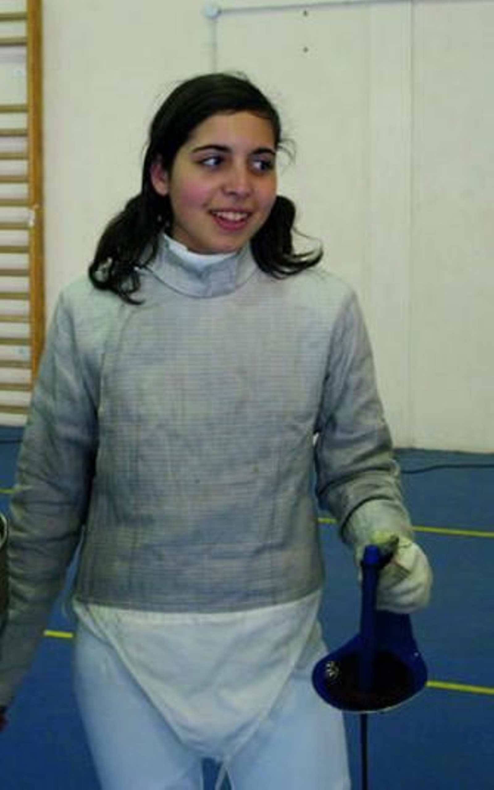 Cristina Enríquez posa durante un entrenamiento.