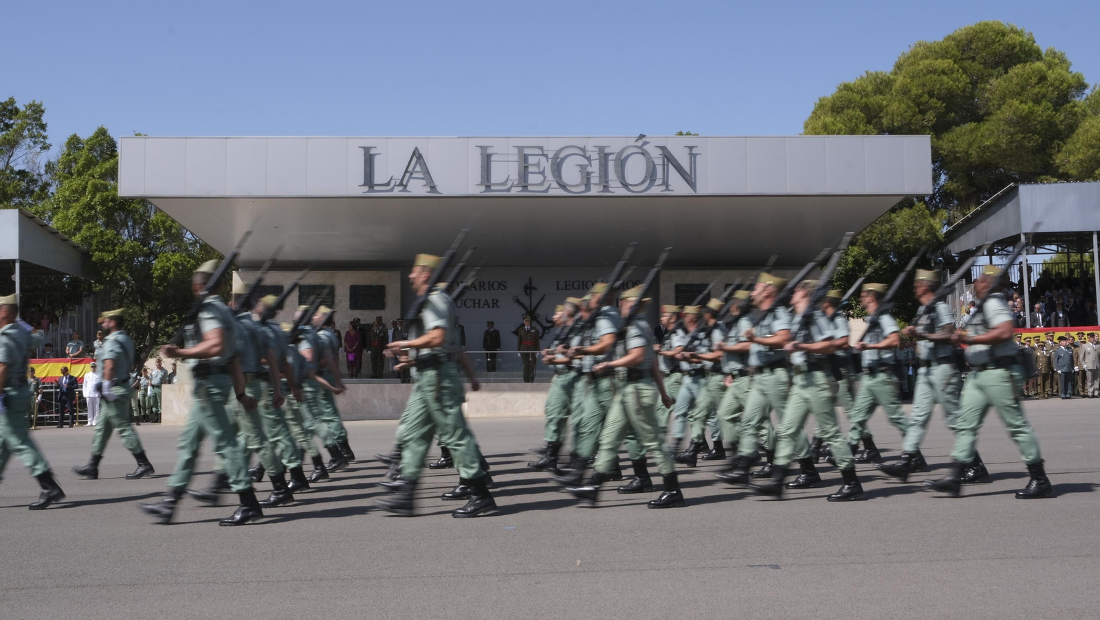 Imágenes del 102 aniversario de La Legión en Almería