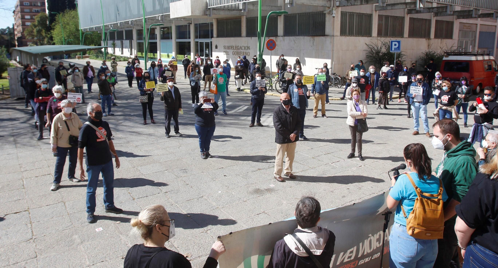 Concentración de Stop Desahucios en Córdoba.