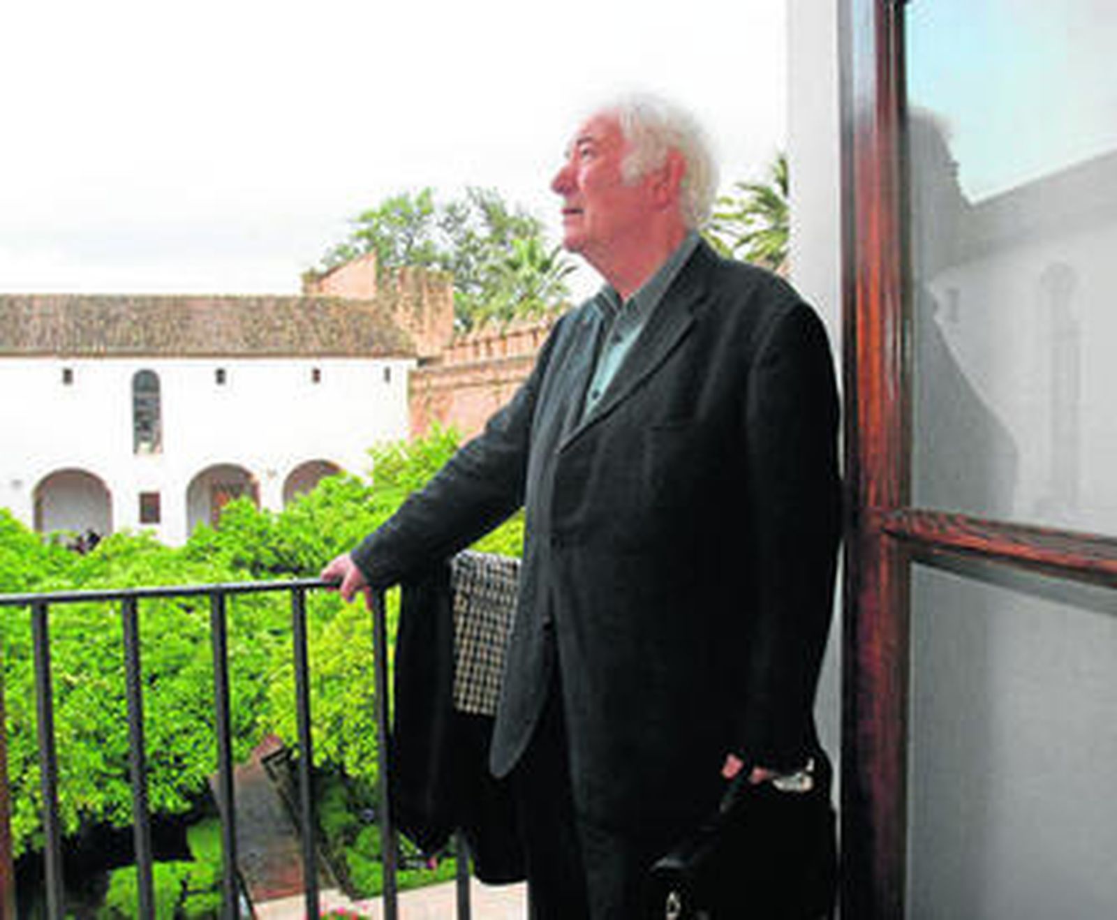 Seamus Heaney, fotografiado en una visita a Córdoba en 2008.