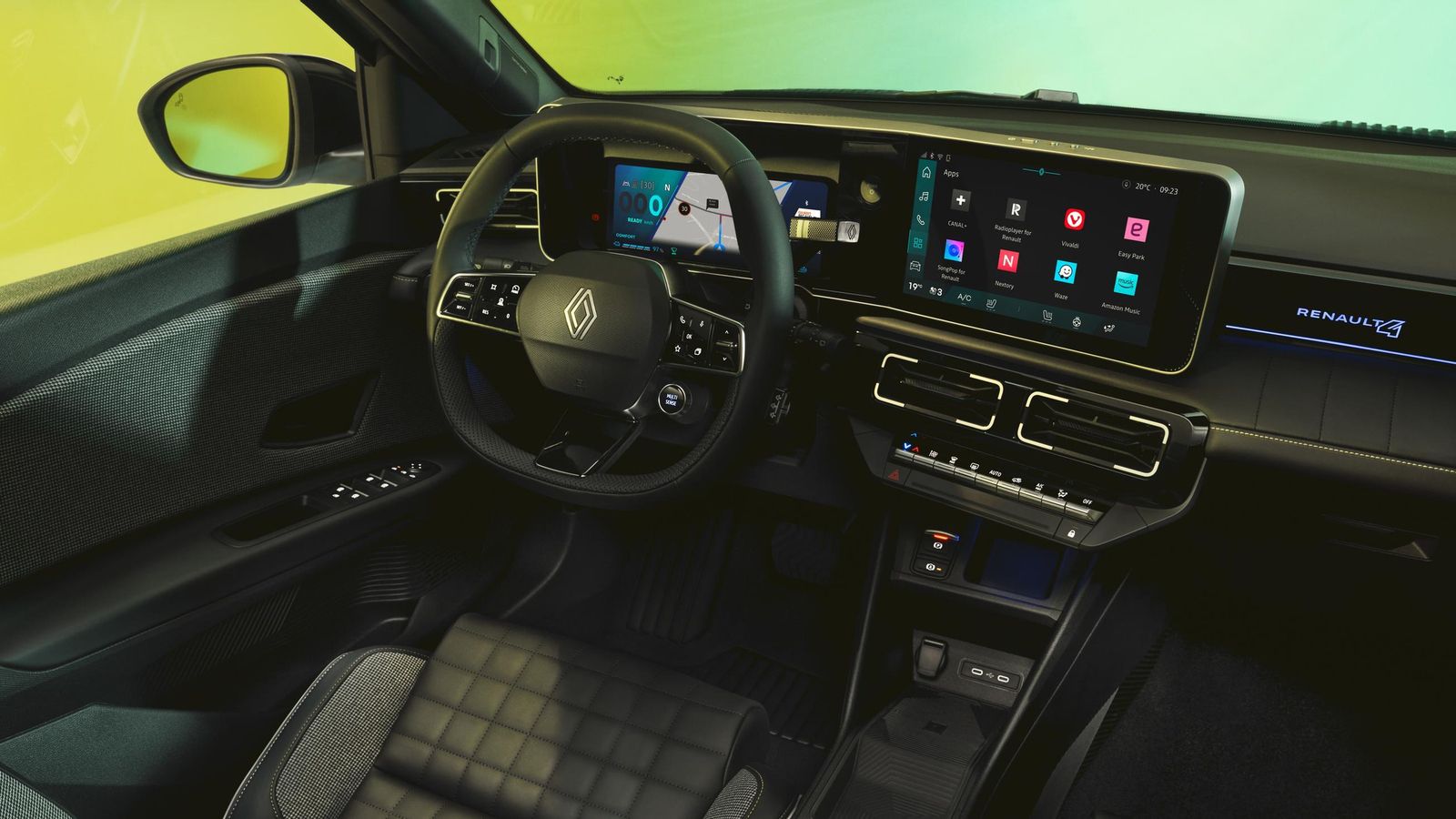 El sistema multimedia OpenR link permitirá la reproducción de A Amazon Music, Waze, SongPop for Renault e incluso Vivaldi, Canal+ y Nextory.