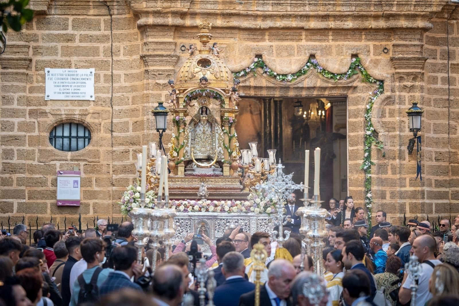 Las imágenes de la procesión de la Virgen de la Palma