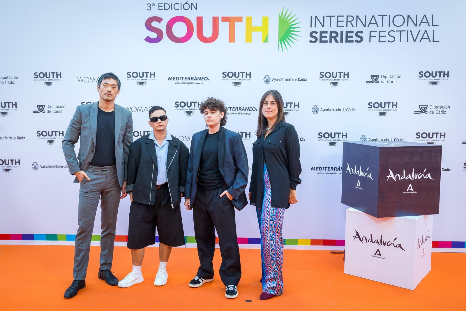 Imágenes de la alfombra roja del viernes 12 del South Series Festival