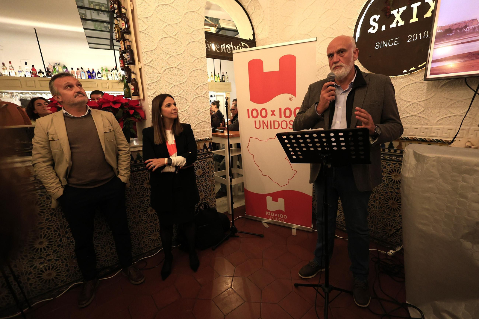 Las fotos de la presentación de 100x100 Unidos por Tarifa