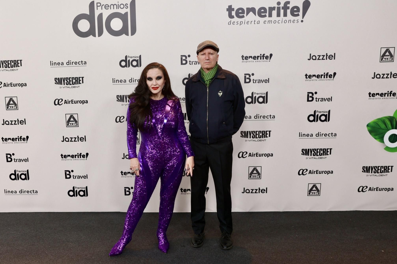 Las estrellas del 'photocall' de los Premios Dial, gala celebrada en Santa Cruz de Tenerife