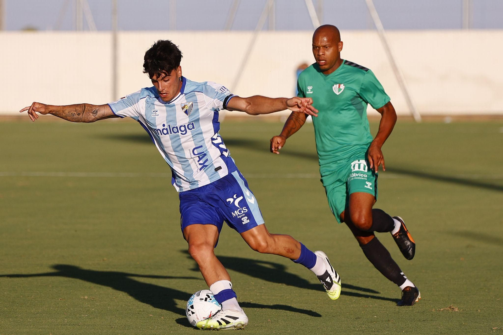 El Málaga CF- Antequera CF de pretemporada, en imágenes