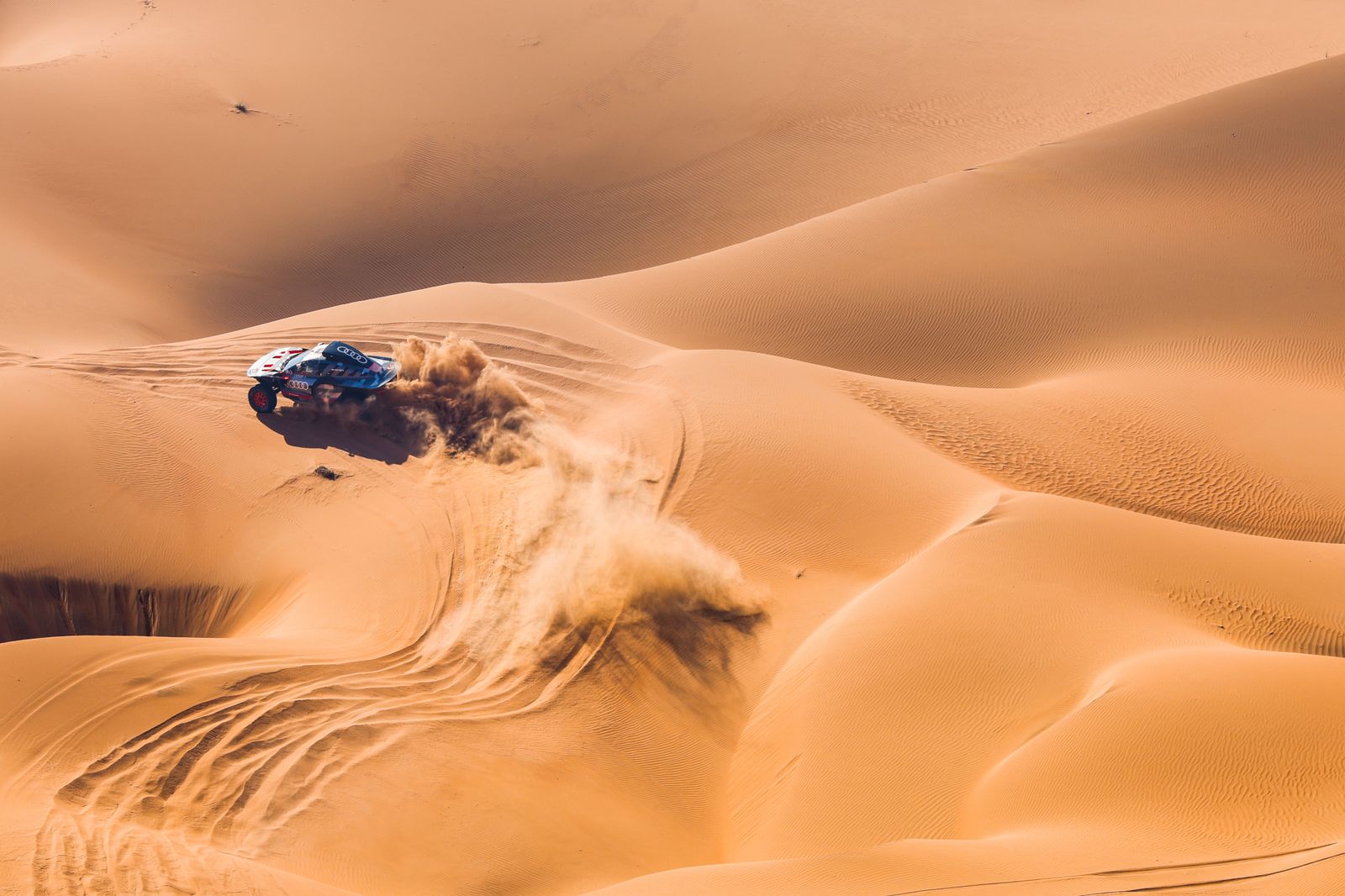 Las mejores fotos del Dakar por las dunas