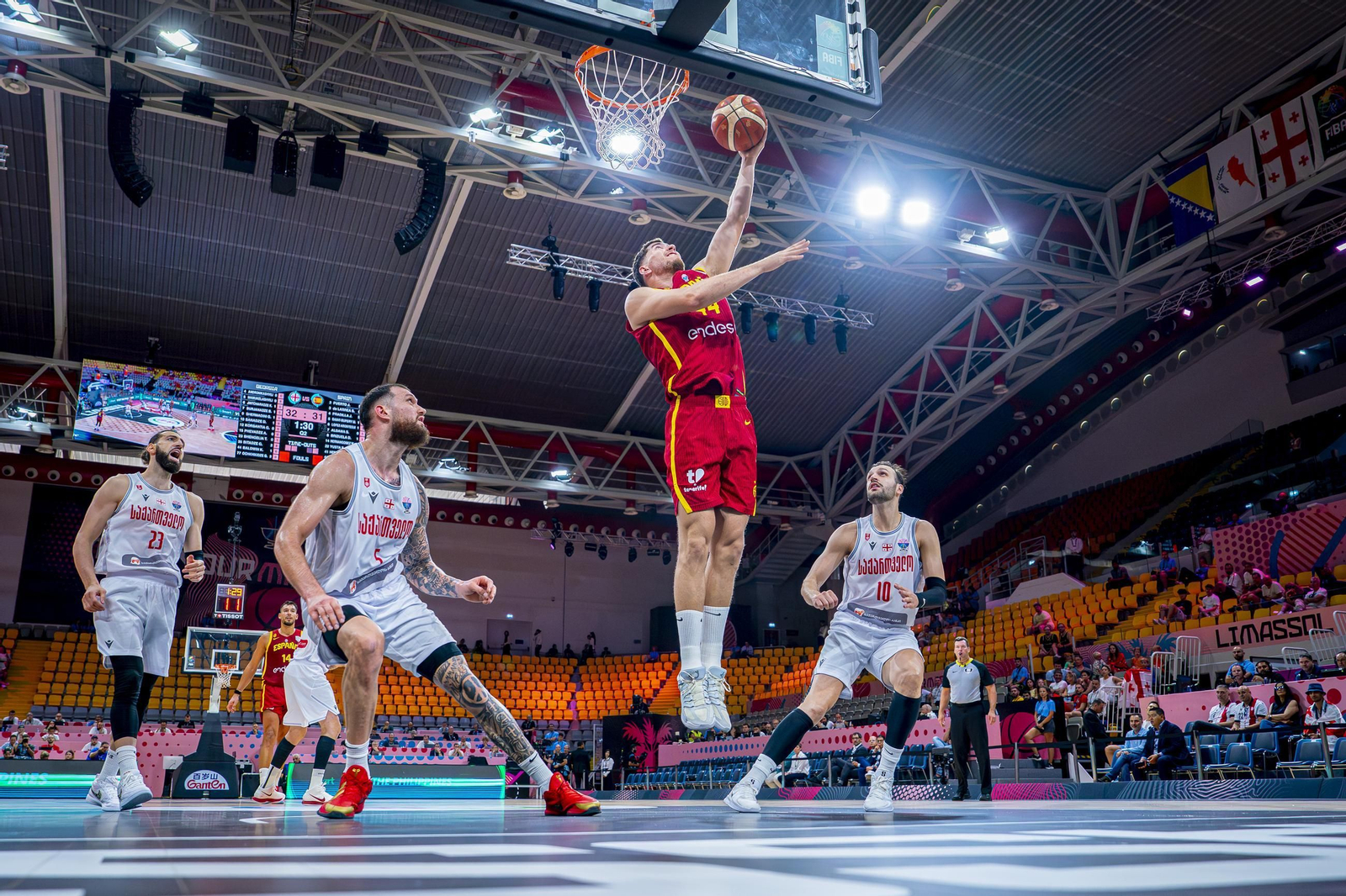 Las fotos del Georgia - España de baloncesto