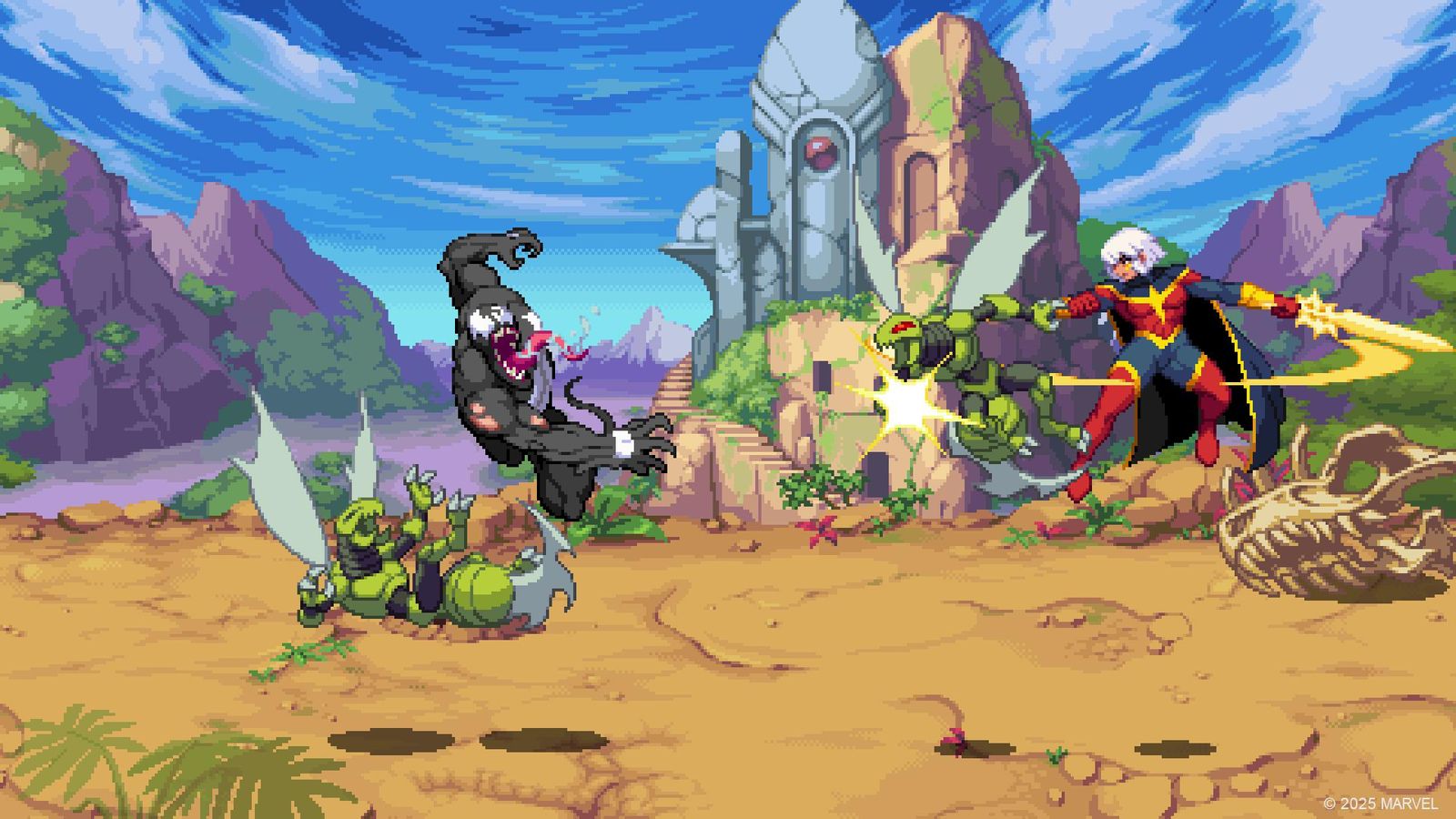 Su aspecto pixel art es una oda a los que ya pintamos canas.