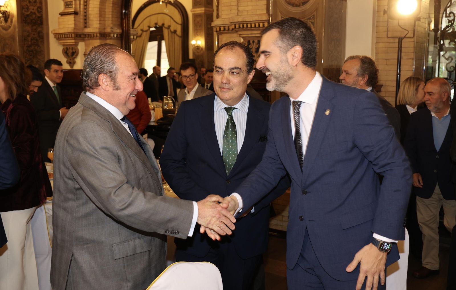 Tomás Valiente , David Fernández y Ramón Fernández- Pacheco