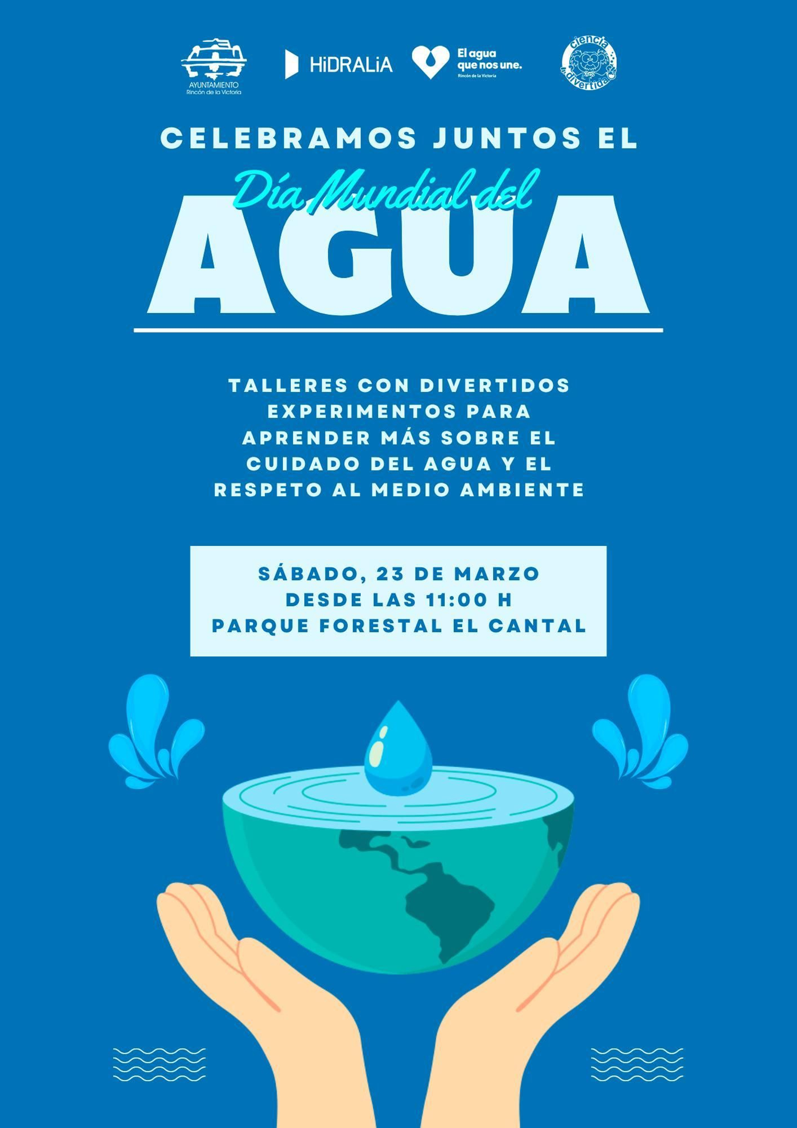 Cartel de la jornada para concienciar a los más jóvenes sobre el uso responsable del agua