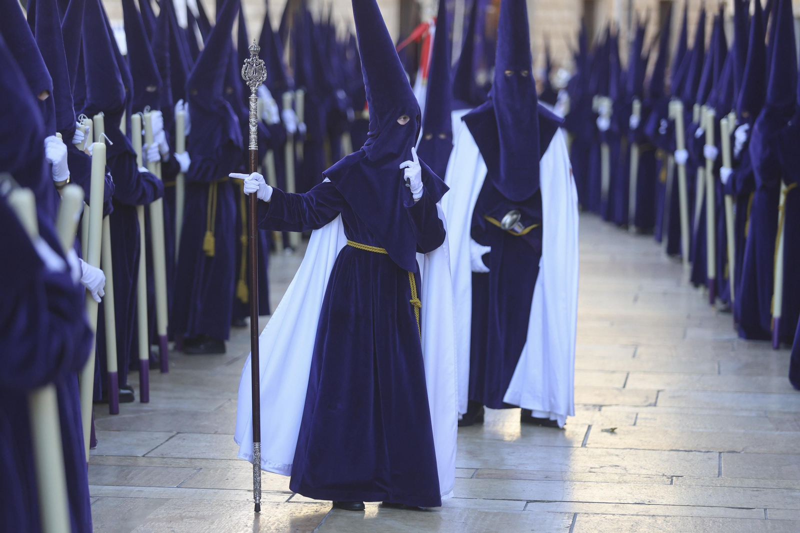El Rico, en su procesión del Miércoles Santo en Málaga El Rico, en su procesión del Miércoles Santo en Málaga